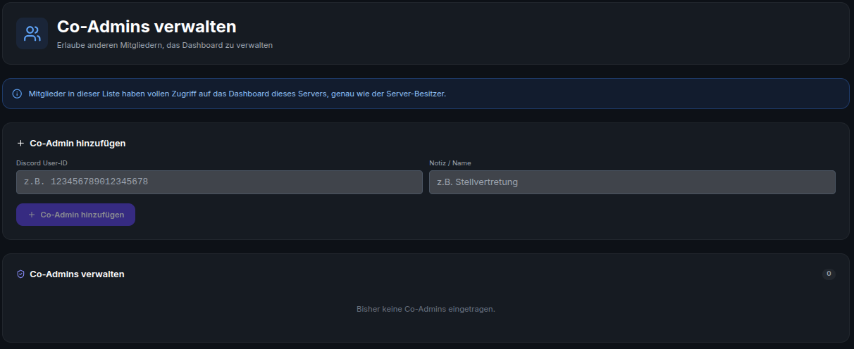 Co-Admins